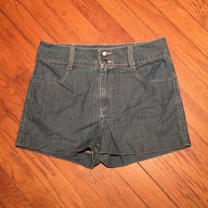 High Waisted Jean Shorts